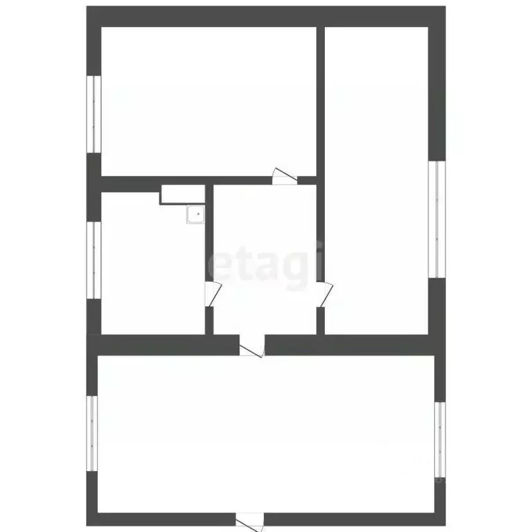 Дом в Кемеровская область, Междуреченск Разрезовская ул., 19 (76 м) - Фото 1