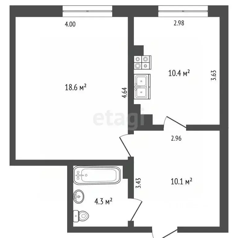 1-к кв. Ямало-Ненецкий АО, Тарко-Сале Пуровский район, ул. Мезенцева, ... - Фото 1