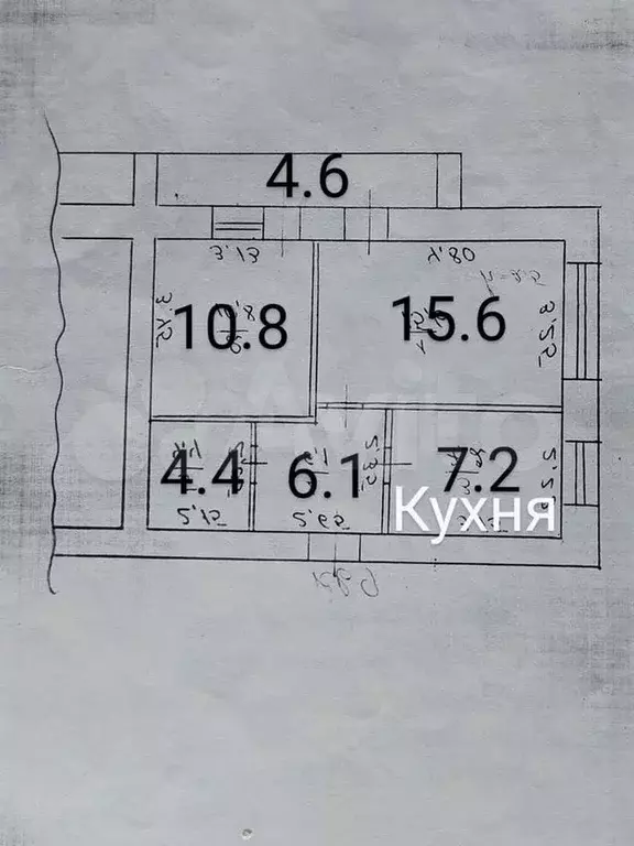 2-к. квартира, 49 м, 3/4 эт. - Фото 0