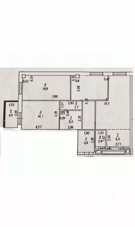 3-к кв. Ростовская область, Ростов-на-Дону, Нахичевань ул. 18-я Линия ... - Фото 1