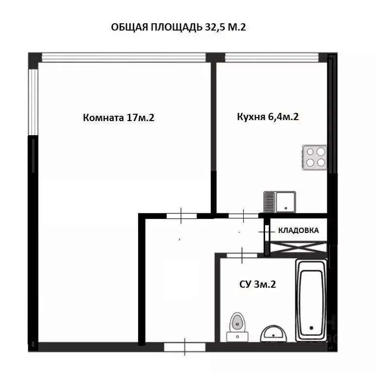 1-к кв. Санкт-Петербург Московский просп., 224 (32.5 м) - Фото 0