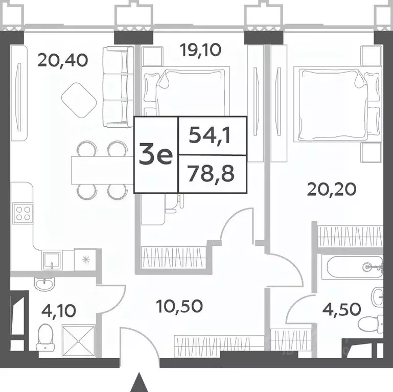 3-к кв. Москва просп. Генерала Дорохова, вл1к2 (78.8 м) - Фото 0