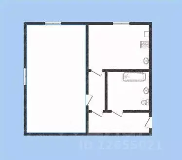 1-к кв. Костромская область, Нерехта ул. 1-я Рабочая, 12 (29.4 м) - Фото 2