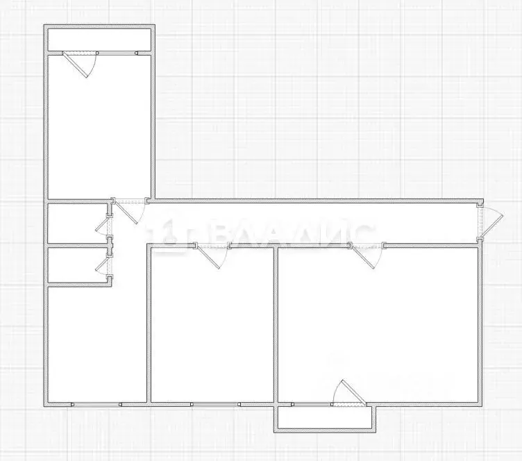3-к кв. Пензенская область, Пенза ул. 8 Марта, 7 (67.3 м) - Фото 2