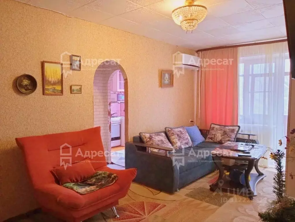 3-к кв. Волгоградская область, Волжский ул. Энгельса, 31 (55.5 м) - Фото 1