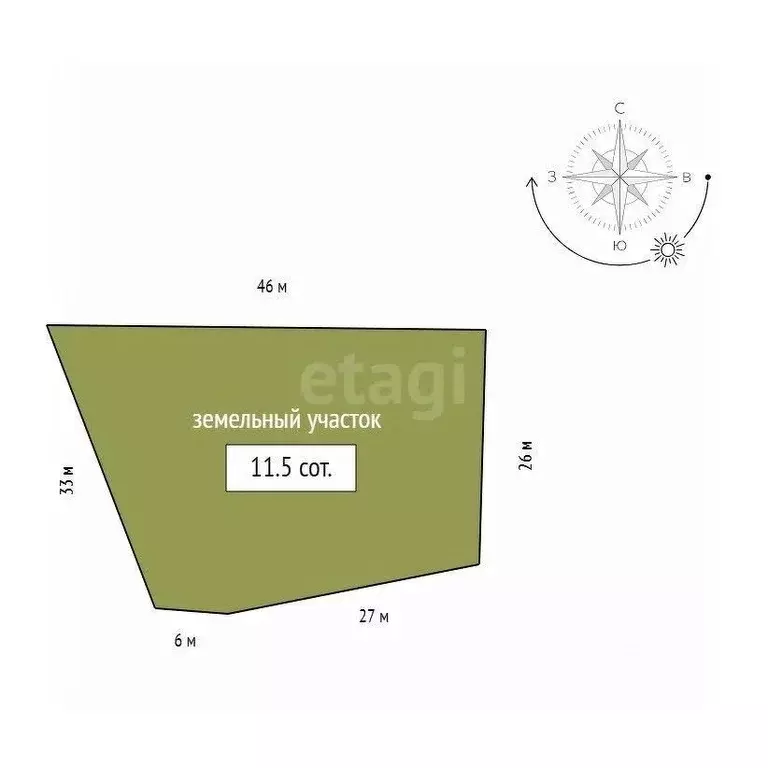 Участок в Красноярский край, Красноярск городской округ, пос. Элита ... - Фото 2