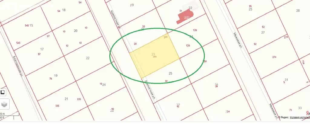 Участок в станица Старокорсунская, Крепостная улица, 23 (10 м) - Фото 1