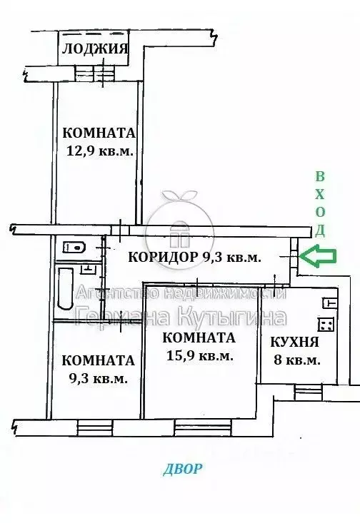 3-к кв. Волгоградская область, Волгоград ул. Героев Малой Земли, 55 ... - Фото 1