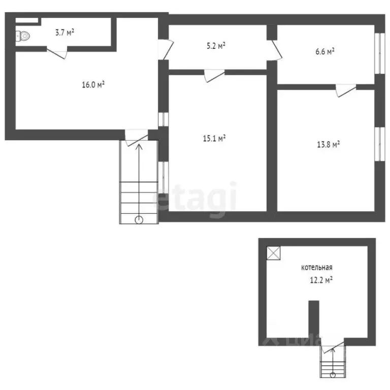 Дом в Севастополь ул. Ярославская, 44 (75 м) - Фото 2