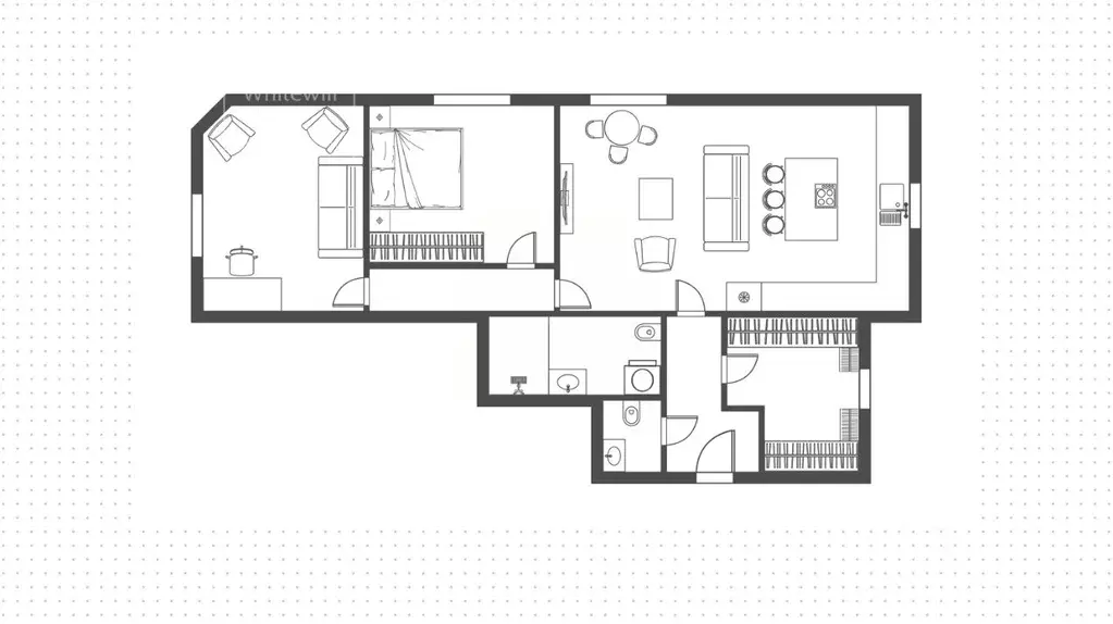 3-к кв. Москва Садовая-Кудринская ул., 23С4 (75.0 м) - Фото 1