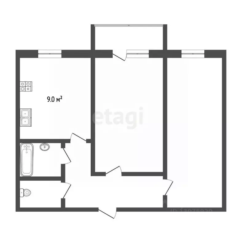 2-к кв. Ярославская область, Ярославль ул. Лескова, 28 (57.5 м) - Фото 1