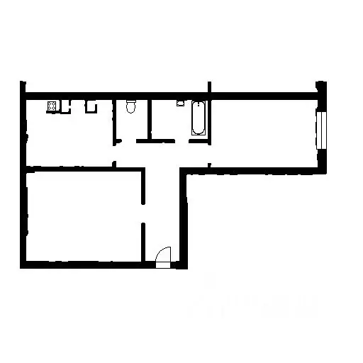 2-к кв. Челябинская область, Челябинск Российская ул., 73 (52.0 м) - Фото 2