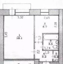 Продаётся 1-к квартира, 32.4 м - Фото 1