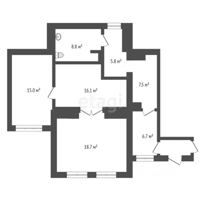 Офис в Москва Ракетный бул., 17 (81 м) - Фото 2
