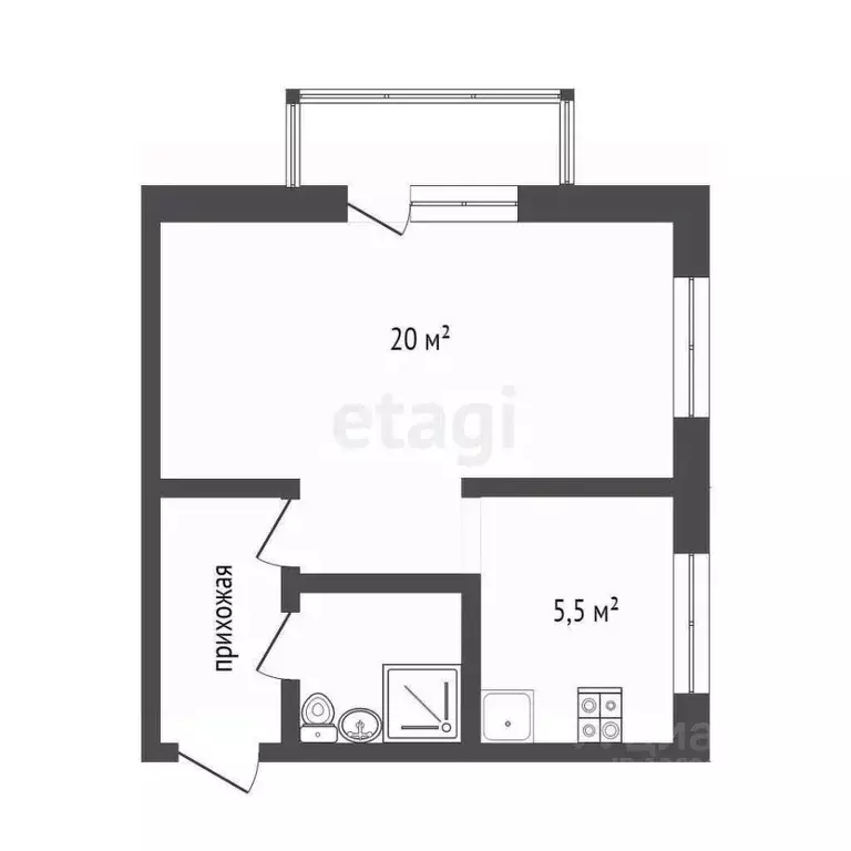 1-к кв. Москва Бойцовая ул., 18К12 (32.0 м) - Фото 1