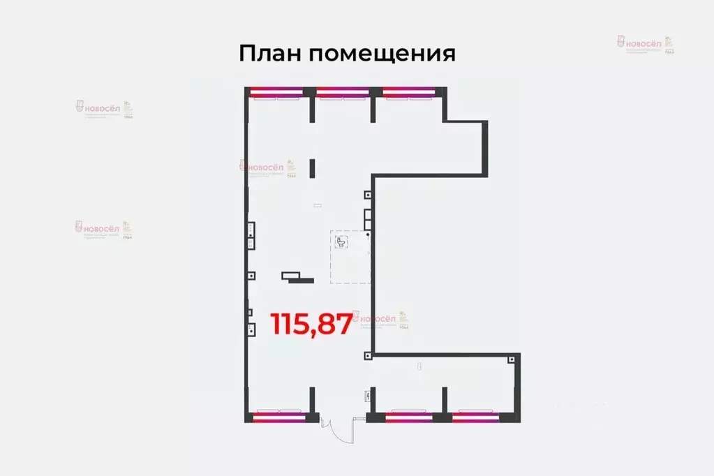 Торговая площадь в Свердловская область, Екатеринбург ул. Баумана, 39 ... - Фото 1