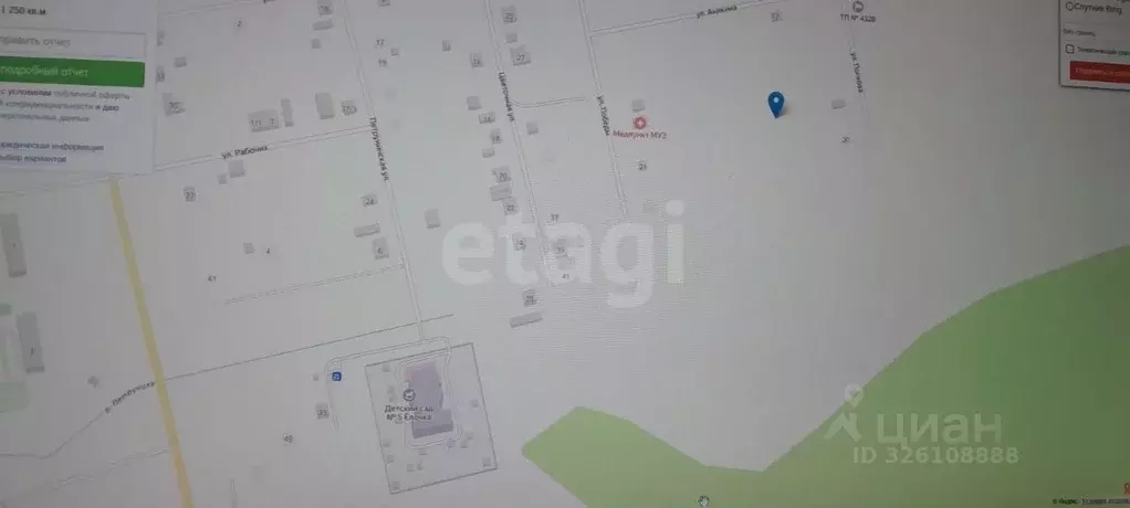 Участок в Свердловская область, Талица Цветочная ул. (12.5 сот.) - Фото 1