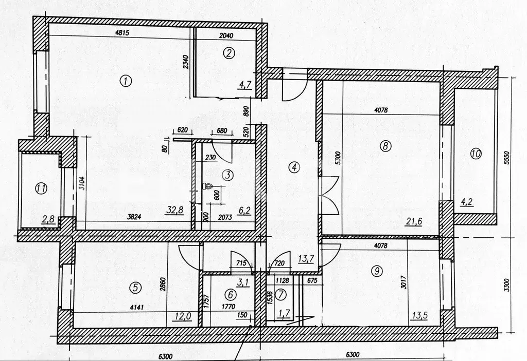 3-к кв. Чувашия, Новочебоксарск ул. Винокурова, 6А (116.3 м) - Фото 2