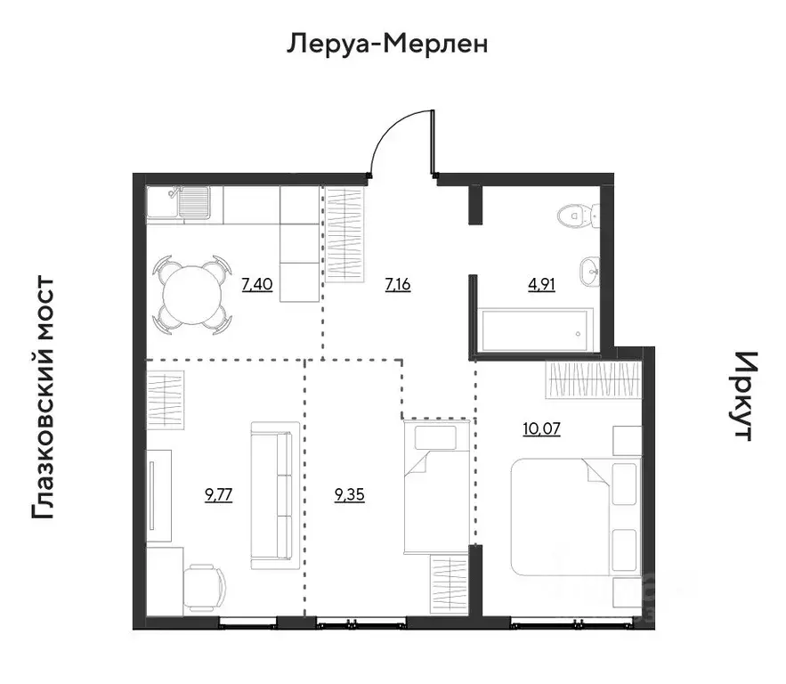 3-к кв. Иркутская область, Иркутск Затон кв-л, ул. Набережная Иркута, ... - Фото 0