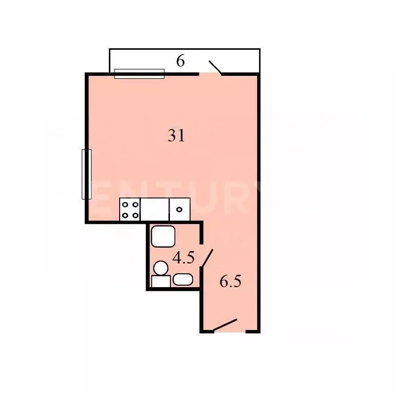 1-к кв. Московская область, Королев ул. Тарасовская, 25 (41.4 м) - Фото 1
