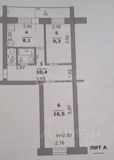 2-к кв. Белгородская область, Новый Оскол Оскольская ул., 28А (47.5 м) - Фото 0