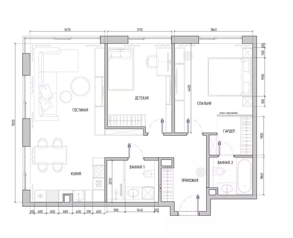 3-комнатная квартира: Москва, САО, район Беговой, ЖК Слава, к3 (85 м) - Фото 1