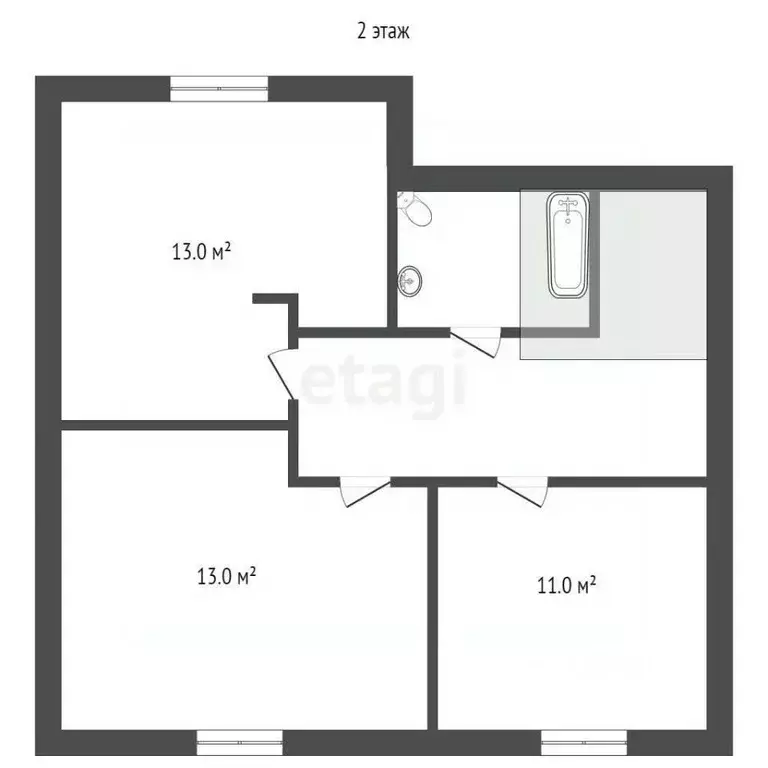 Дом в Тюменская область, Тюмень ул. 1-я Северная (89 м) - Фото 1