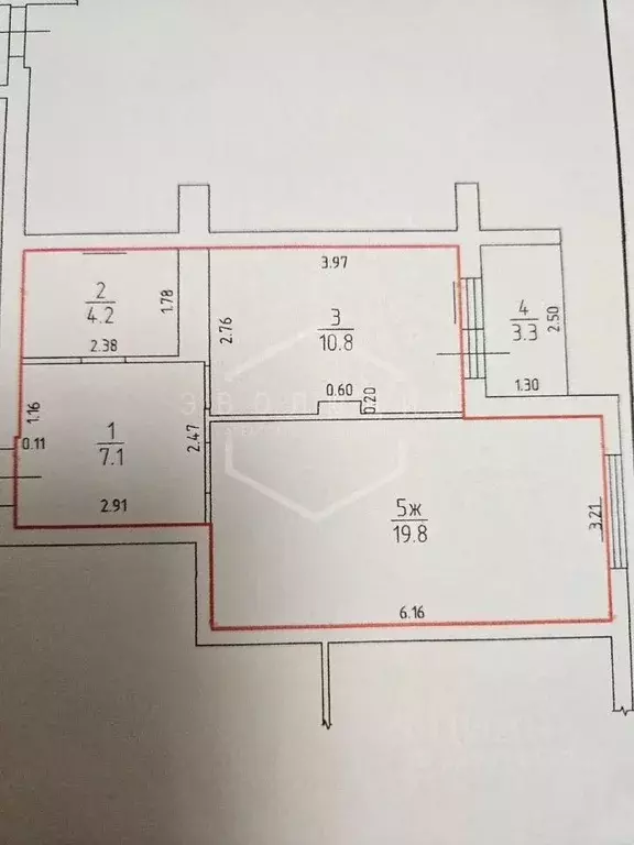 1-к кв. Калининградская область, Калининград ул. Генерала Челнокова, ... - Фото 2