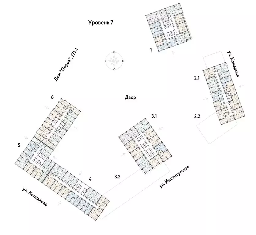 2-комнатная квартира: Мытищи, ЖК Страна.Парковая (67.24 м) - Фото 2