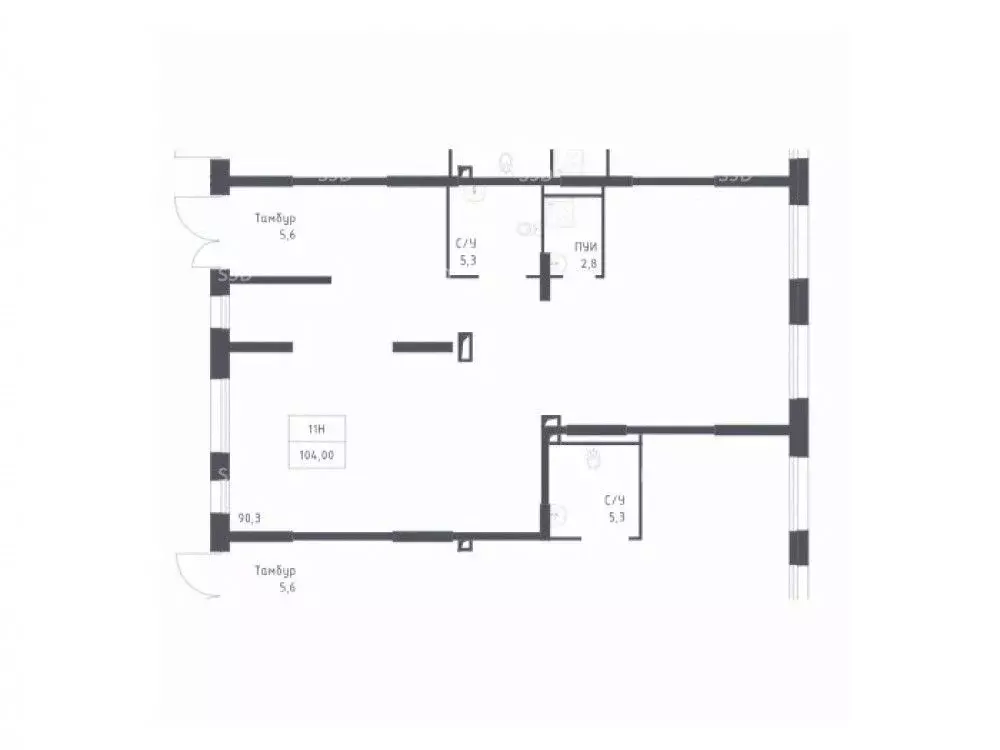 Торговая площадь в Москва Ленинградское ш., 229Вк1 (104 м) - Фото 2