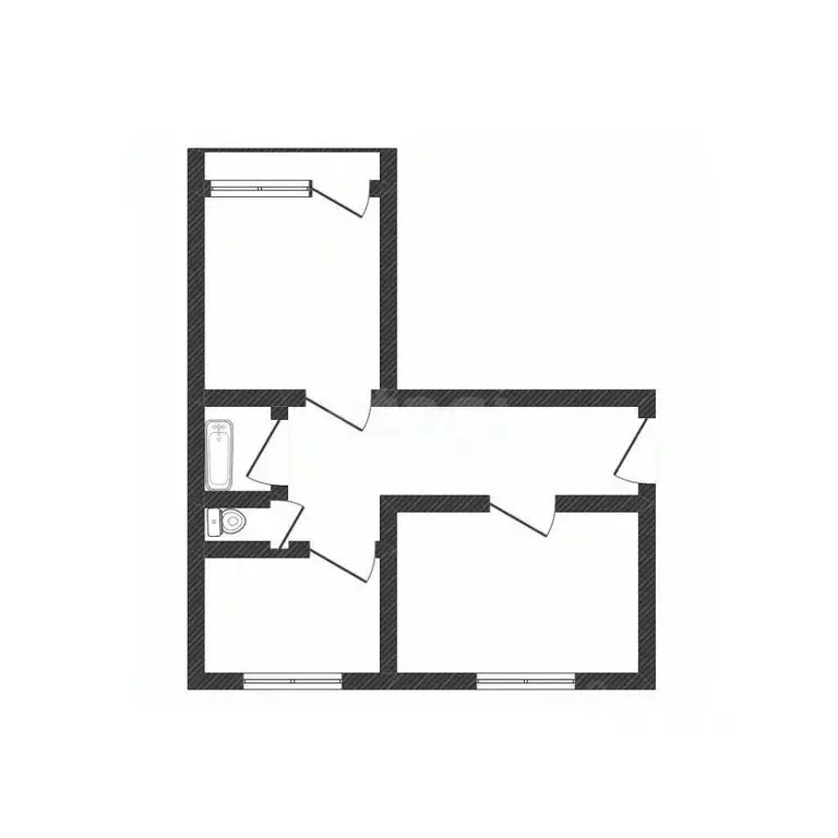 2-к кв. Смоленская область, Вязьма Московская ул., 25 (52.7 м) - Фото 1