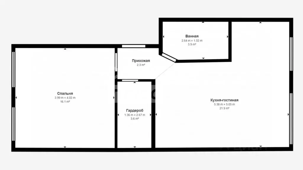 2-к кв. Москва 4-й Верхний Михайловский проезд, 10К4 (45.0 м) - Фото 2