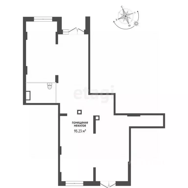 Помещение свободного назначения в Тюменская область, Тюмень ул. ... - Фото 2