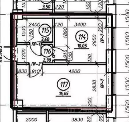 1-к кв. Оренбургская область, Оренбургский район, пос. Ленина ул. 65 ... - Фото 2