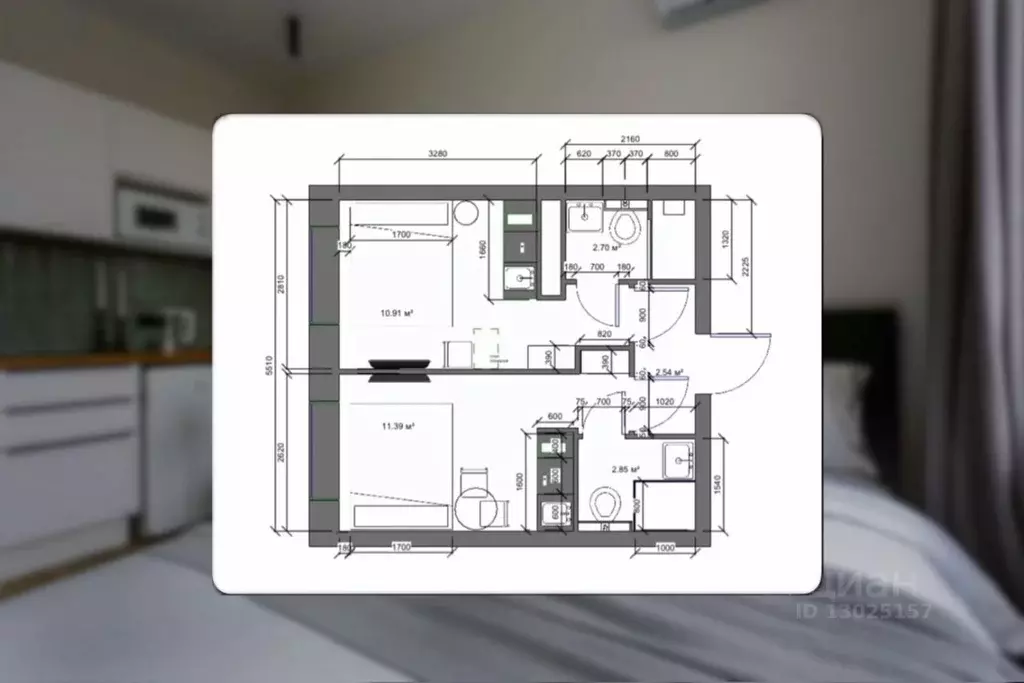 2-к кв. Москва Березовая аллея, 19к2 (32.0 м) - Фото 2