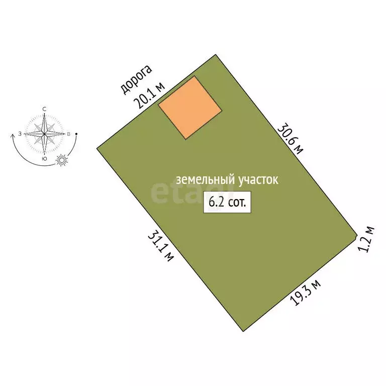 Дом в Ялуторовск, улица Александра Матросова (51.1 м) - Фото 1