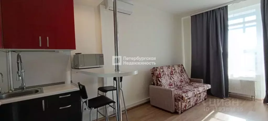 Студия Санкт-Петербург ул. Адмирала Черокова, 18к2 (24.1 м) - Фото 1