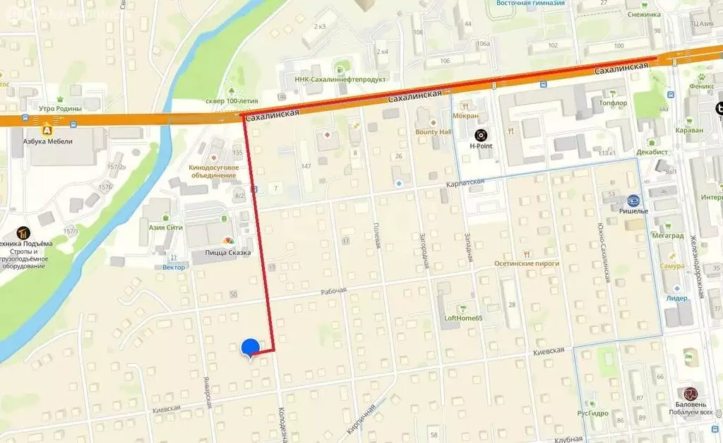 Дом в Южно-Сахалинск, Колодезная улица (80 м) - Фото 1