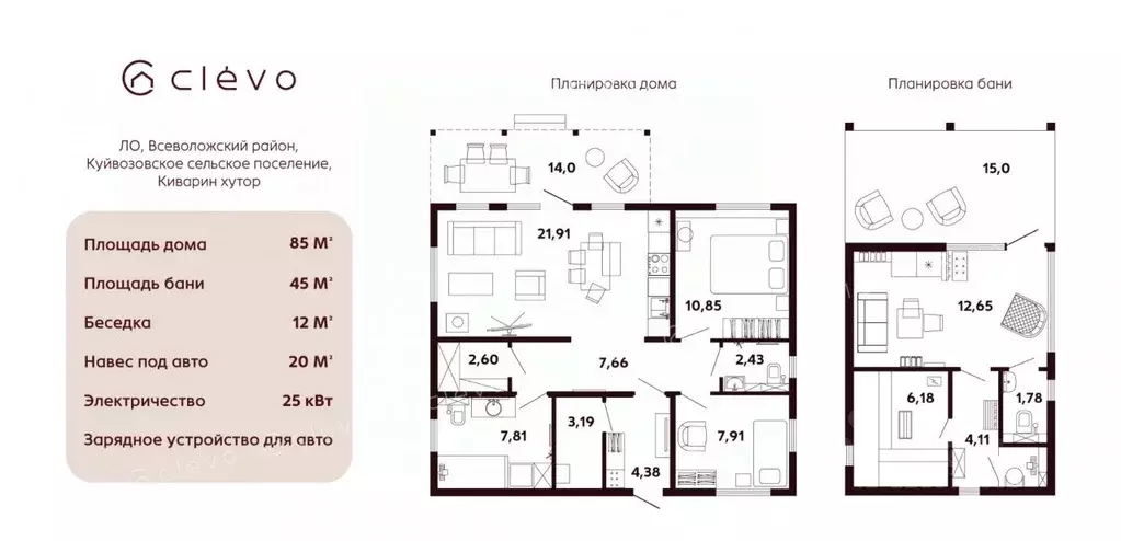 Дом в Ленинградская область, Всеволожский район, Куйвозовское с/пос, ... - Фото 2