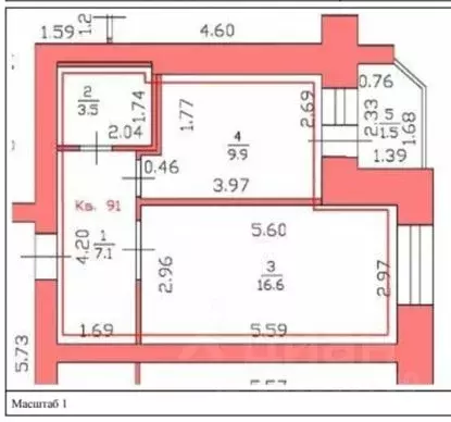 1-к кв. Марий Эл, Йошкар-Ола бул. 70-летия Победы в Великой ... - Фото 2