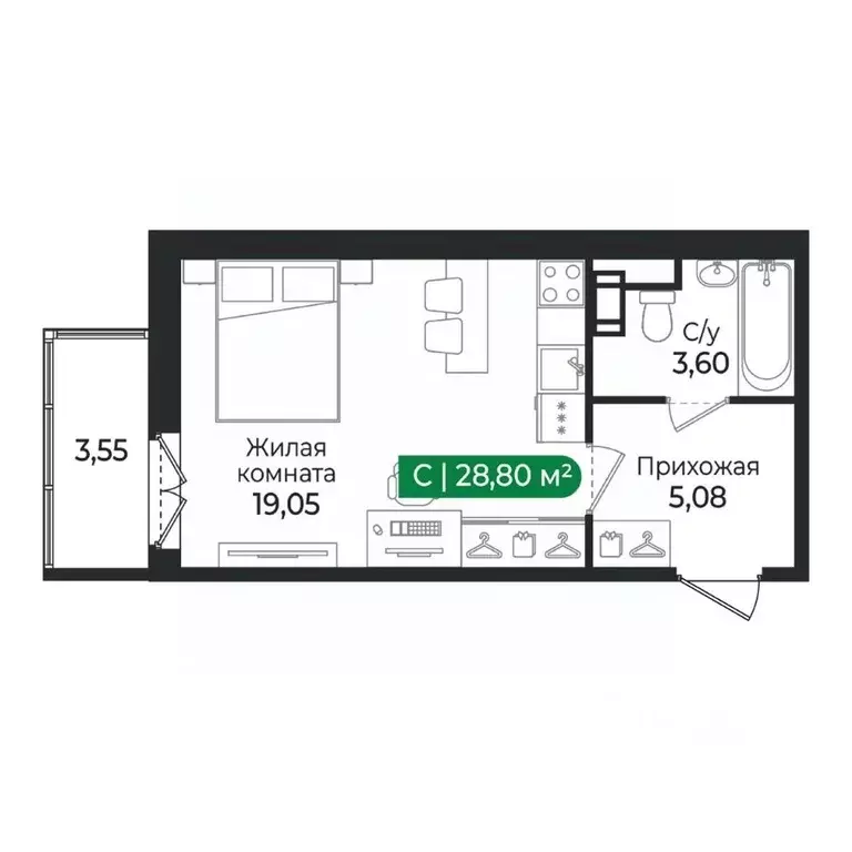 Студия Ленинградская область, Сертолово Всеволожский район, Сертолово ... - Фото 1