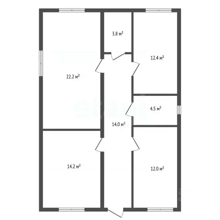Дом в Воронежская область, с. Новая Усмань ул. Театральная, 86 (90 м) - Фото 2