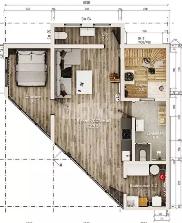 Дом в Московская область, Бронницы Кожурновская ул. (50 м) - Фото 2