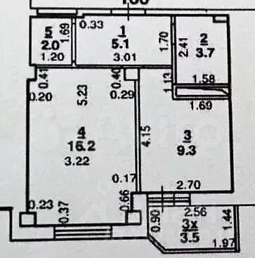 1-к. квартира, 40 м, 4/9 эт. - Фото 0