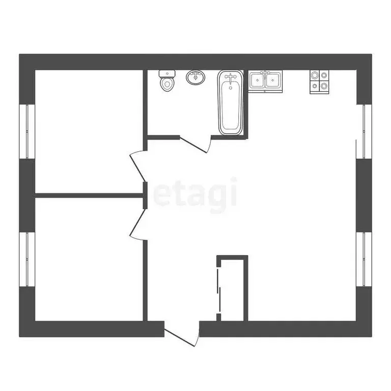 Дом в Тукаевский район, Малошильнинское сельское поселение, село ... - Фото 1