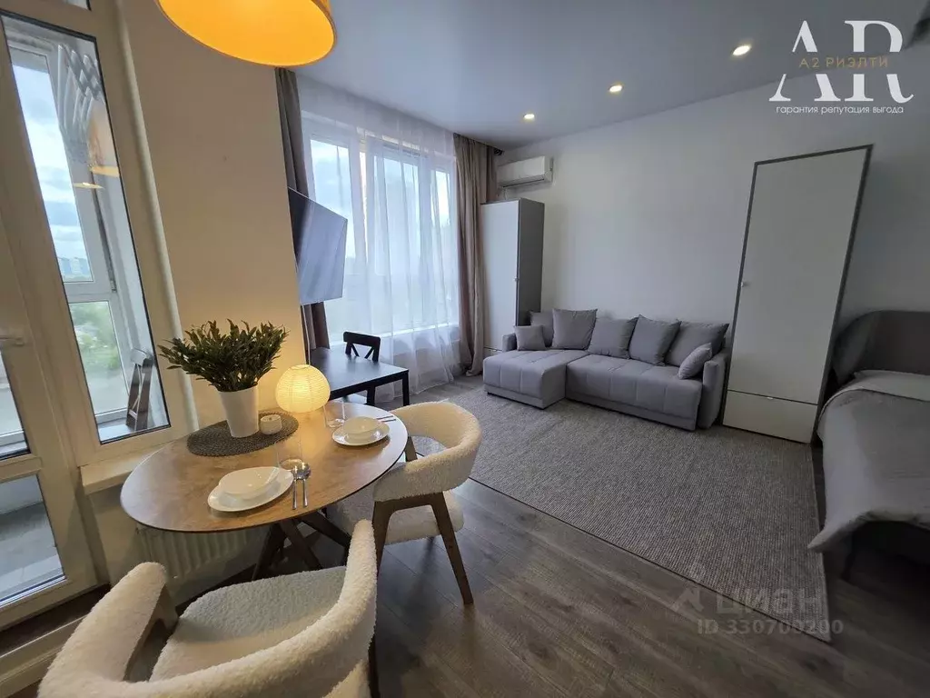 Студия Москва ул. Корабельная, 15 (35.9 м) - Фото 1
