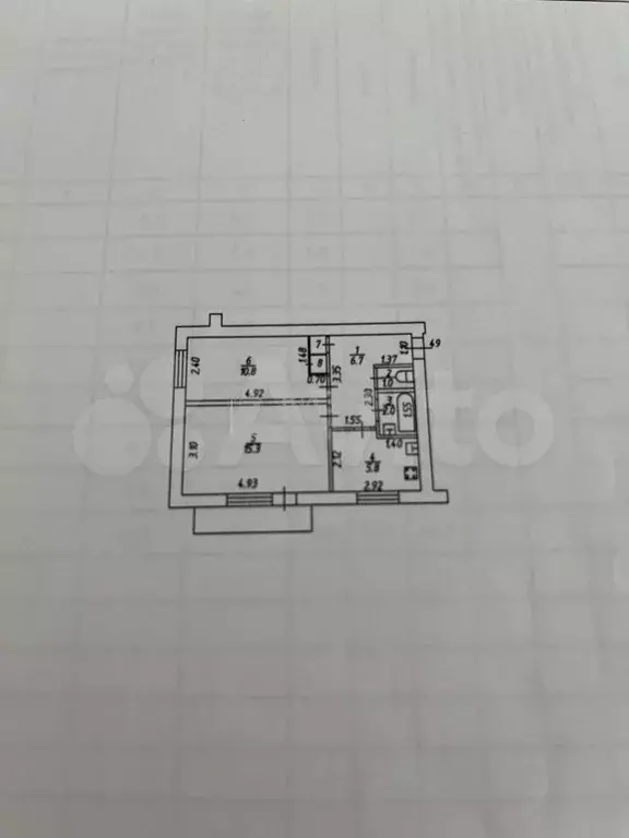 2-к. квартира, 42 м, 9/9 эт. - Фото 0
