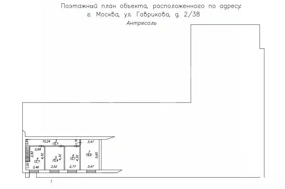Торговая площадь в Москва Краснопрудная ул., 38/2 (1145 м) - Фото 1