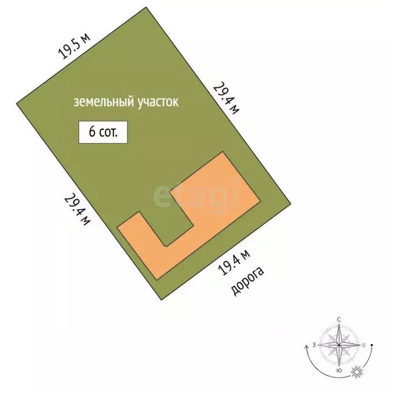 Участок в Ямало-Ненецкий АО, Новый Уренгой Титан ДНТ, 25 (6.0 сот.) - Фото 2