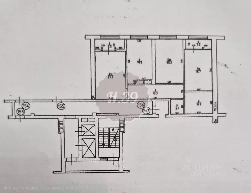 3-к кв. Калининградская область, Калининград Красная ул., 139Б (115.6 ... - Фото 2
